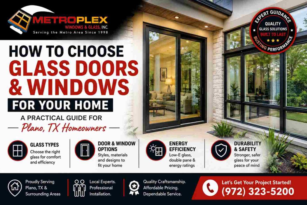 how to choose glass doors and windows for your home
